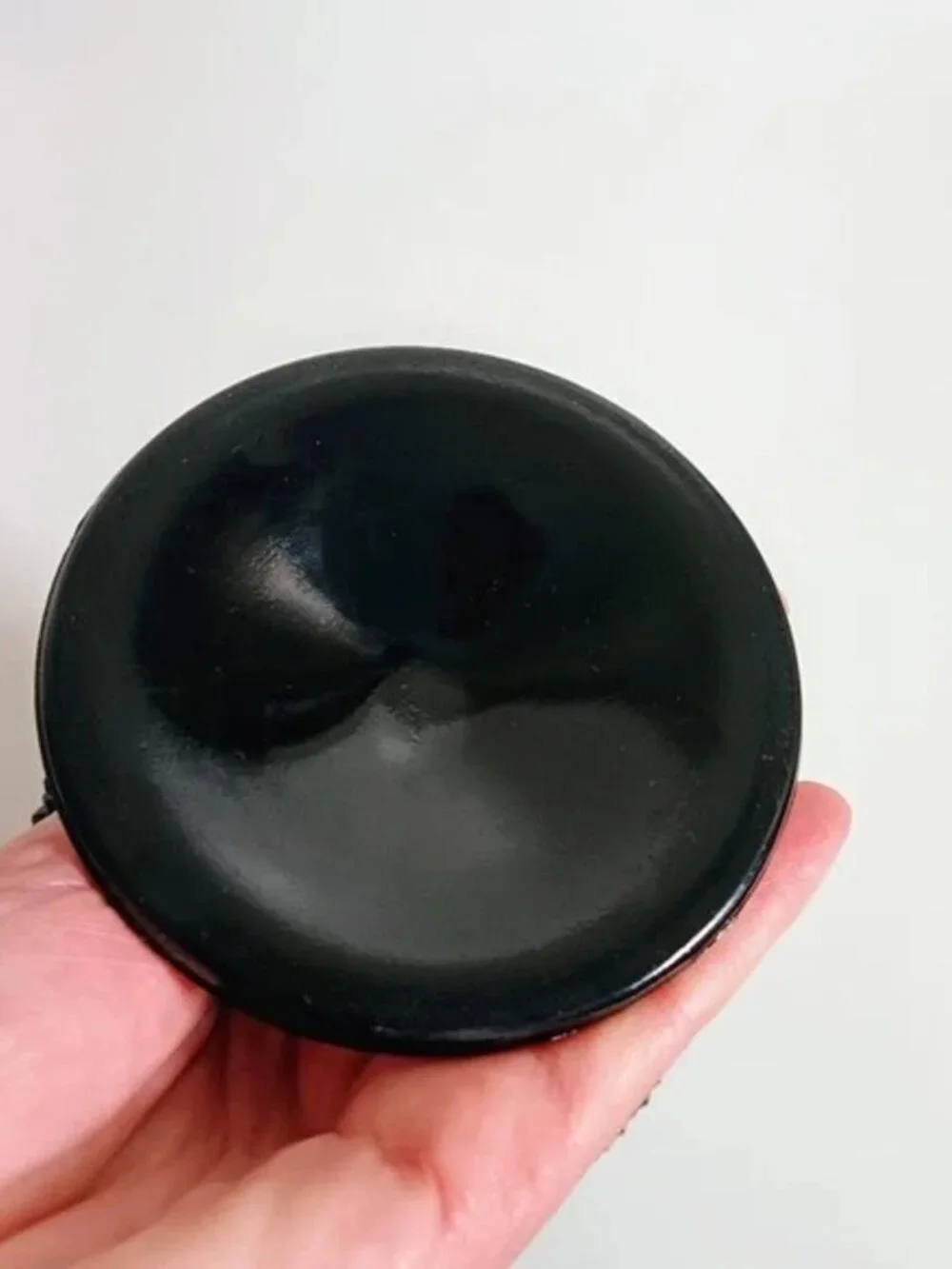 Vintage Indiana Glass Tiara Black Diamond Point Pedestal Compote Bowl Candy Dish
